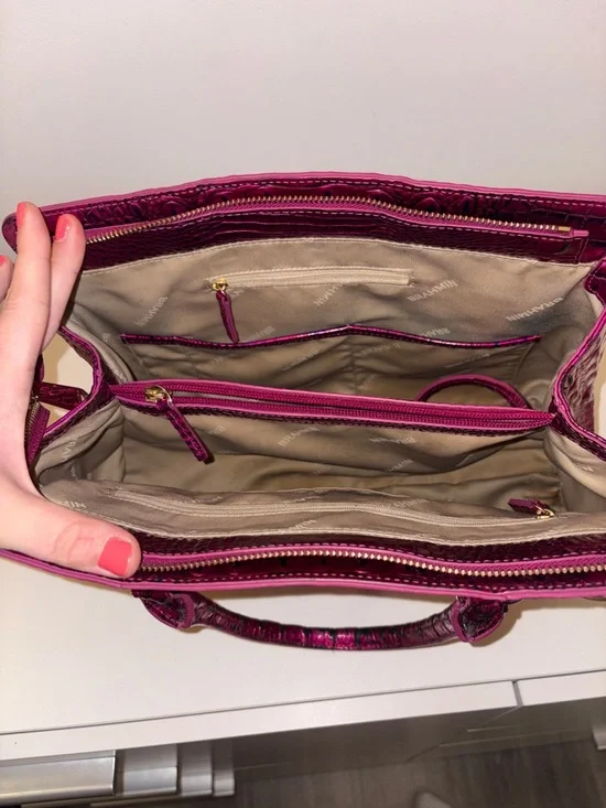 Brahmin Finley High-Voltage Satchel Bag - Picture 12 of 17